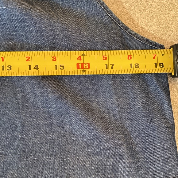 Lord & Taylor - denim look dress  Size S. petite - Picture 6 of 6